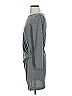 Joe Fresh Solid Gray Casual Dress Size XS - photo 5