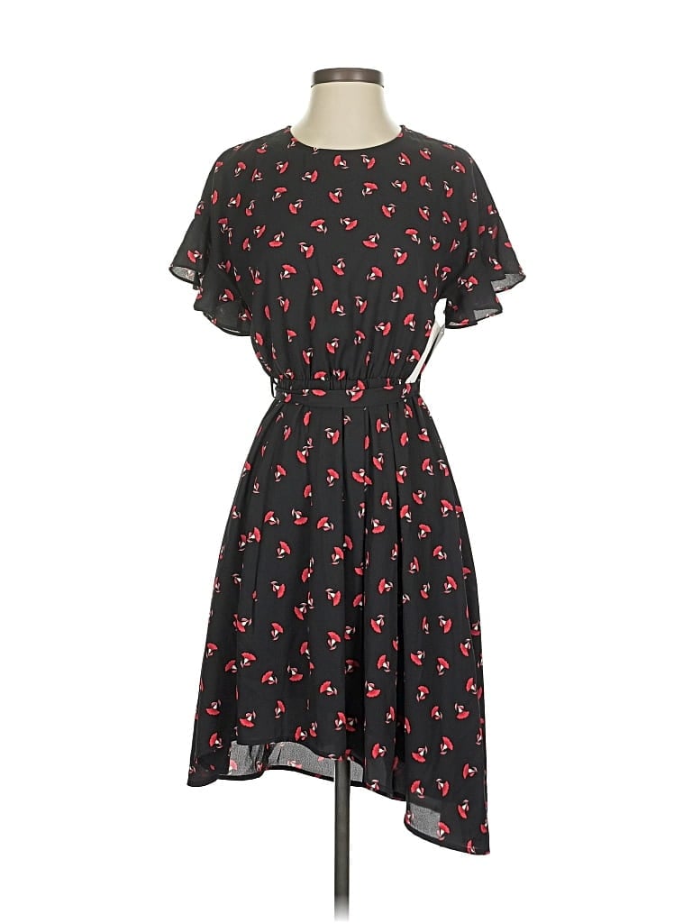 Aqua Casual Dress In Black