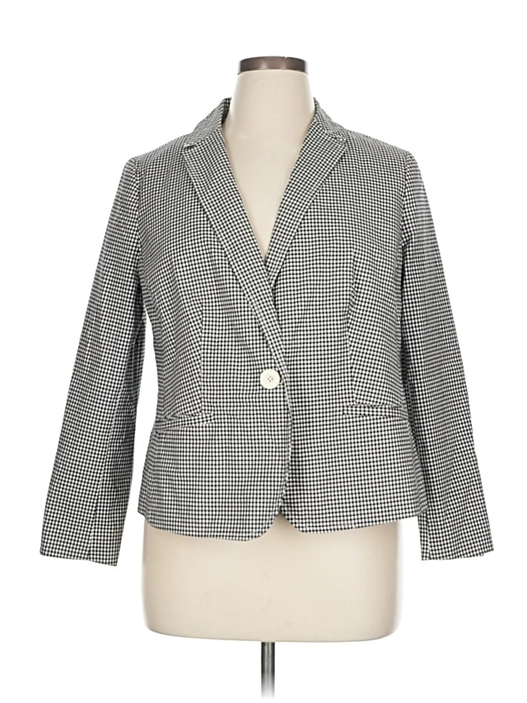 Click to view more detailed imagery on our partner's website Pre-owned Talbots Blazer Jacket In Gray