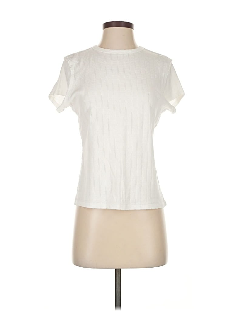 Pre-owned Aerie Short Sleeve T-shirt In White
