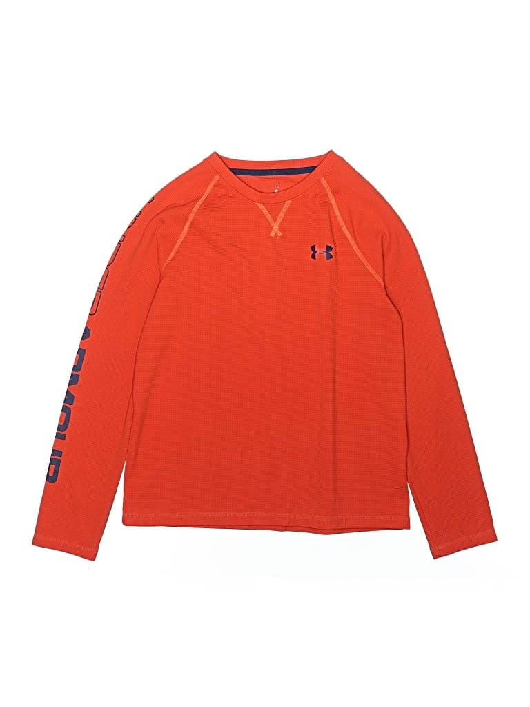 Click to view more detailed imagery on our partner's website Pre-owned Under Armour Kids' Sweatshirt In Orange