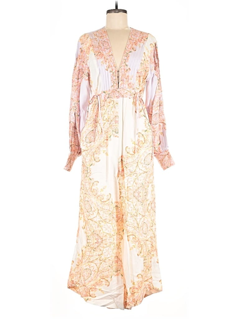 Pre-owned Free People Jumpsuit In Orange