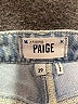 Paige 100% Cotton Hearts Blue Jeans Size 29 waist - photo 7
