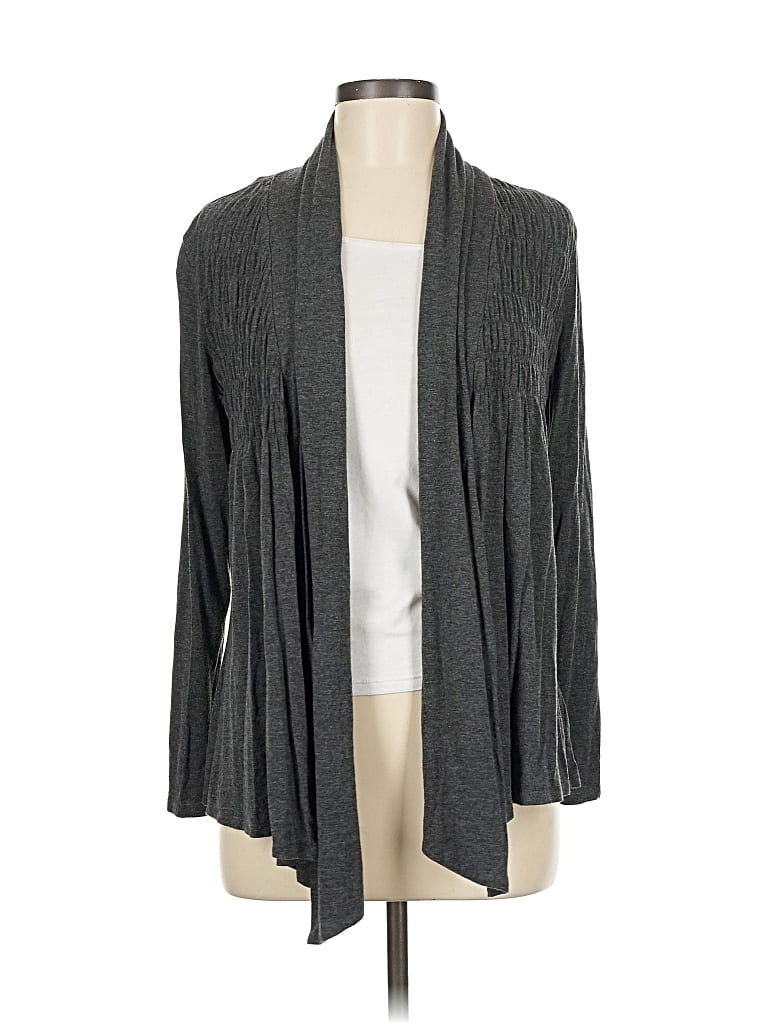 Pre-owned Relativity Cardigan Sweater In Gray
