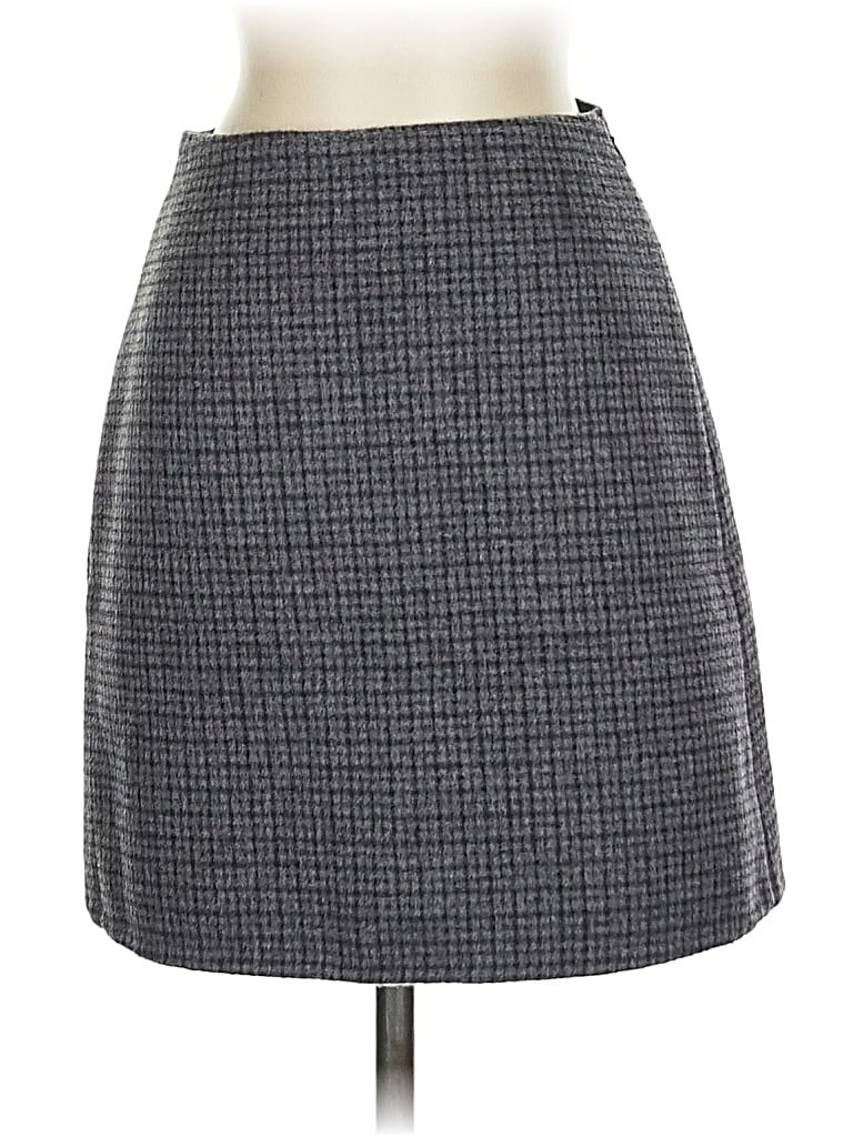 Click to view more detailed imagery on our partner's website Pre-owned Club Monaco Wool Skirt In Gray