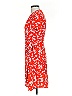 J.Crew 100% Polyester Orange Casual Dress Size 2 - photo 5