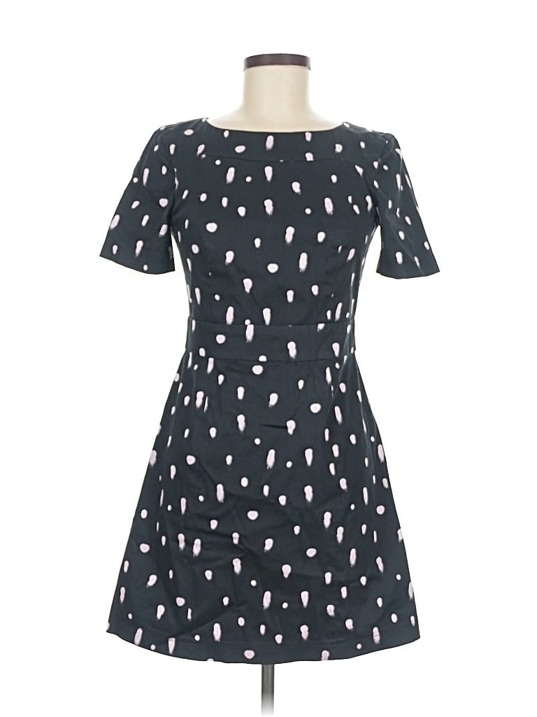 Click to view more detailed imagery on our partner's website Pre-owned French Connection Short Sleeve Top Black Square Neckline Tops