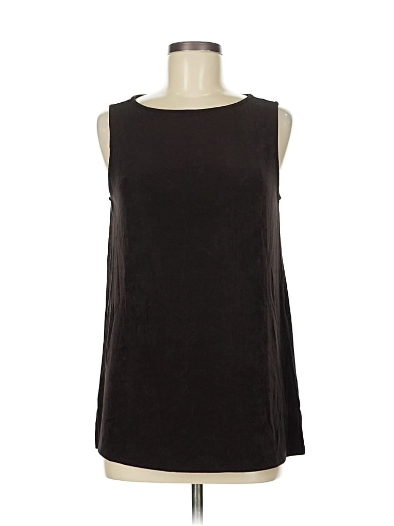 Pre-owned Chico's Sleeveless Blouse In Black