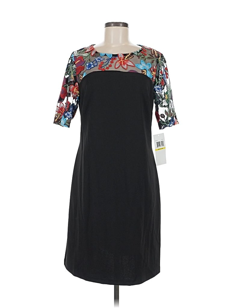 Pre-owned Nina Leonard Casual Dress In Black
