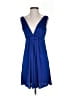 Guess 100% Polyester Solid Blue Cocktail Dress Size S - photo 1