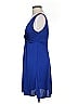 Guess 100% Polyester Solid Blue Cocktail Dress Size S - photo 5