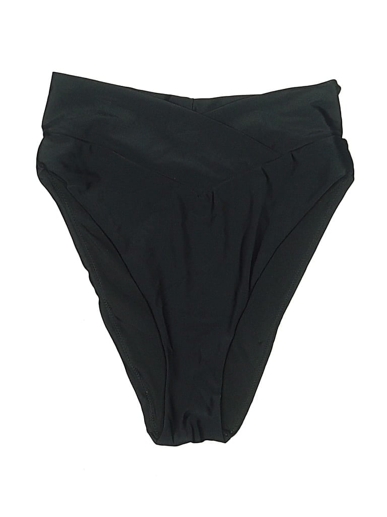 Pre-owned Aerie Swimsuit Bottoms In Black