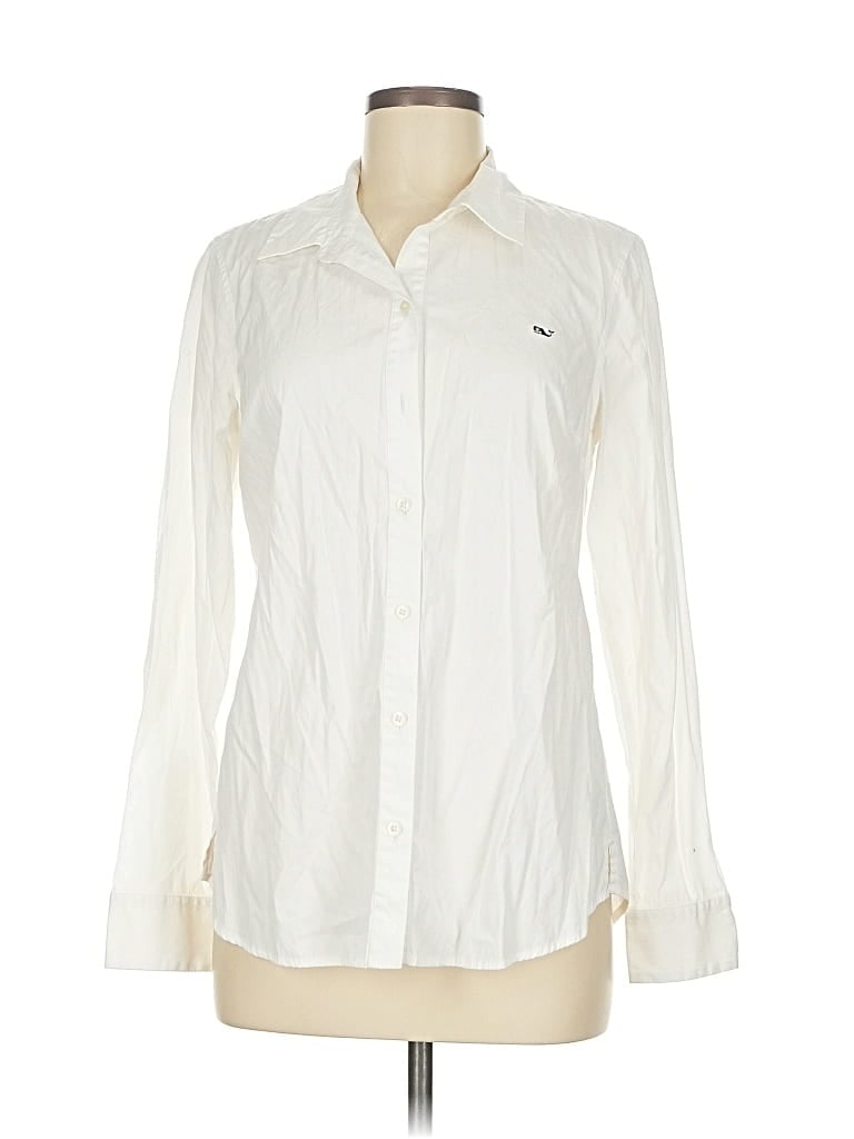 Click to view more detailed imagery on our partner's website Pre-owned Vineyard Vines Long Sleeve Button Down Shirt In White
