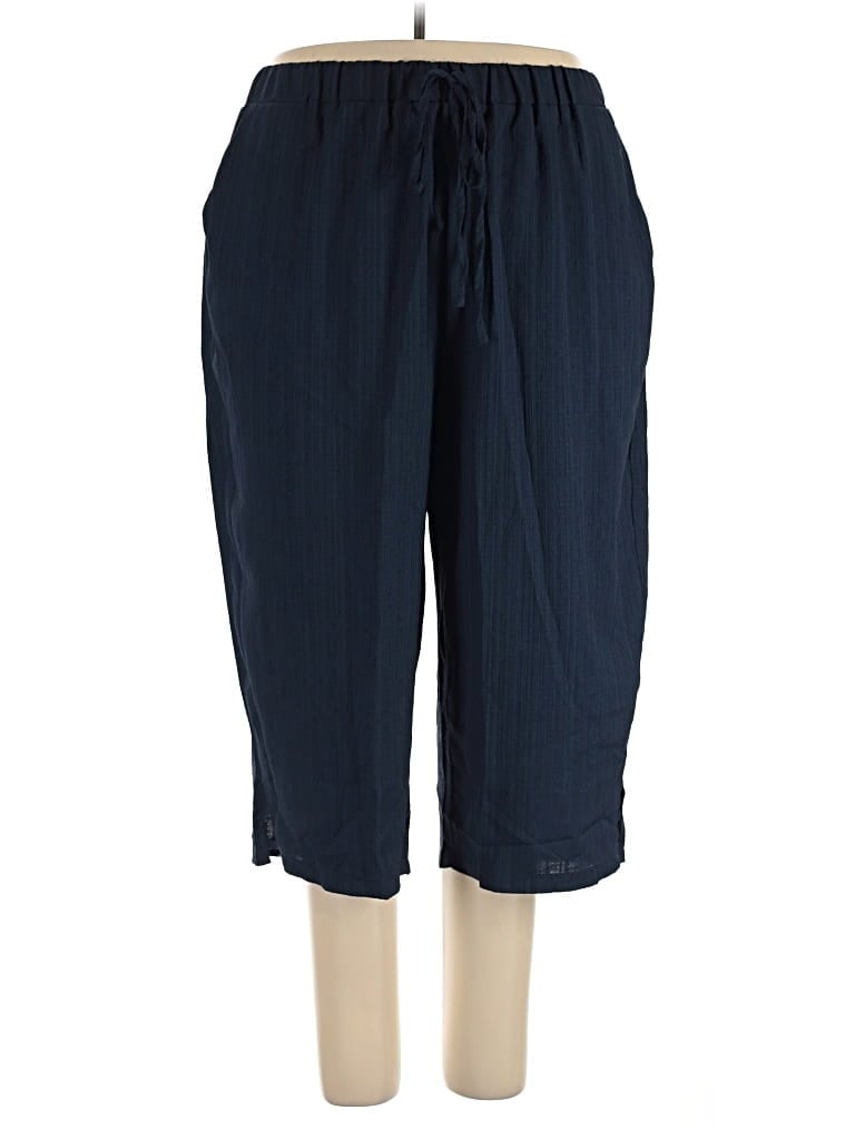 Pre-owned Shein Curve Casual Pants In Blue
