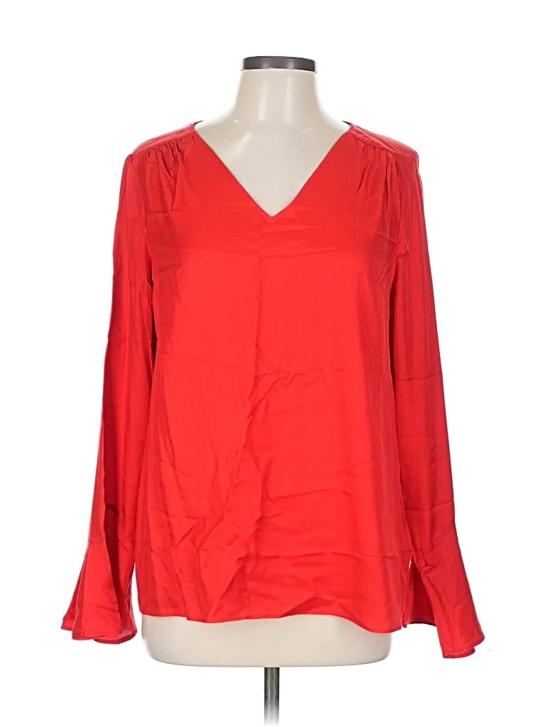 Click to view more detailed imagery on our partner's website Pre-owned Boden Long Sleeve Blouse In Red