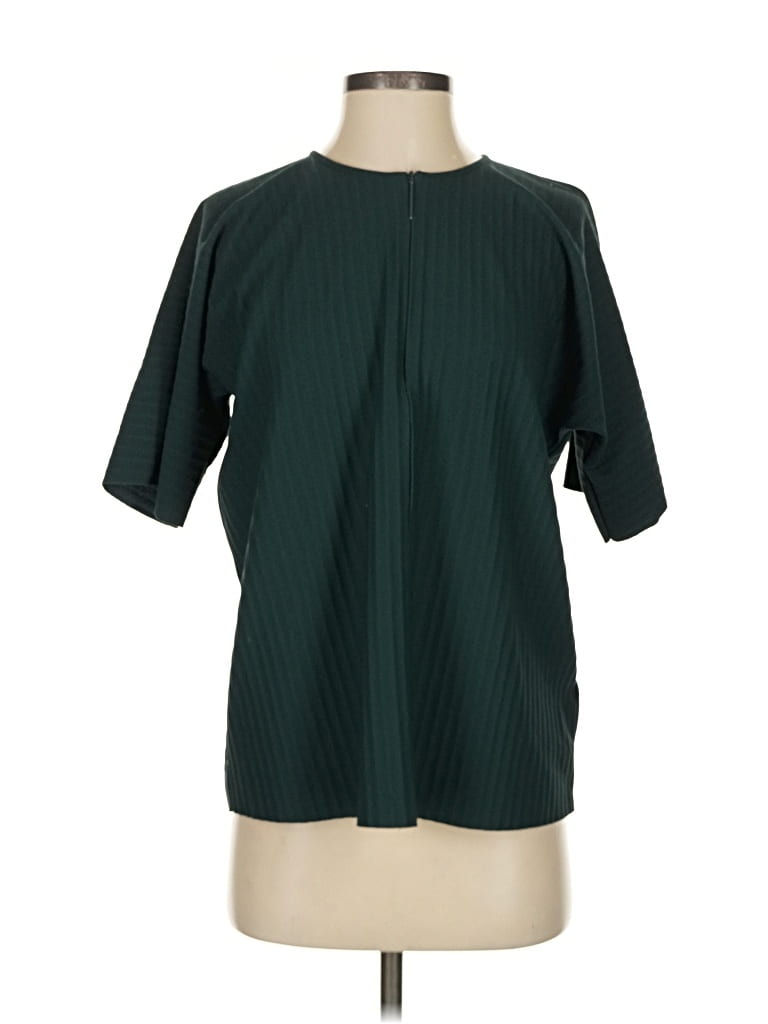 Pre-owned Cos Short Sleeve Blouse In Green