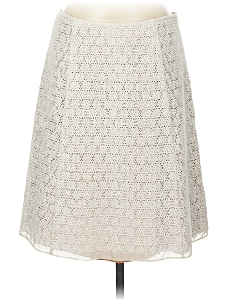 Pre-owned Sigrid Olsen Formal Skirt In Ivory