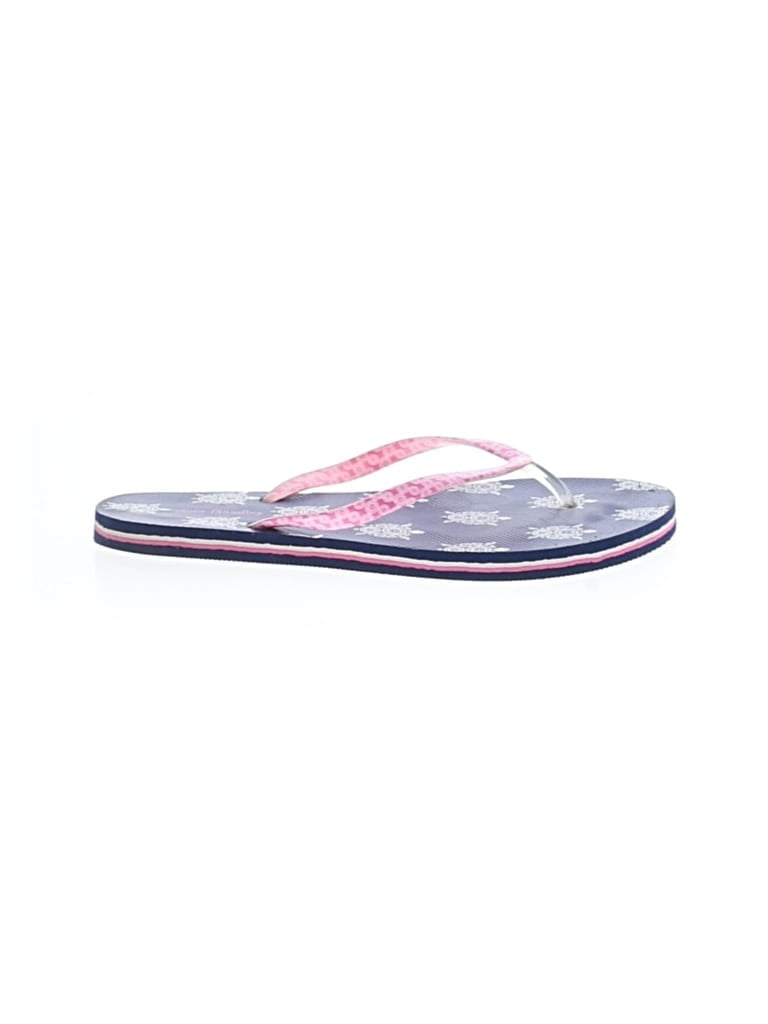 Pre-owned Vera Bradley Flip Flops In Pink