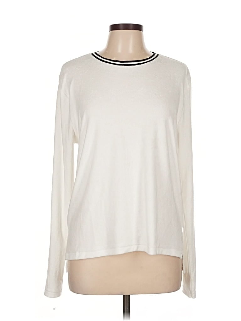 Pre-owned Goldie Long Sleeve T-shirt In White