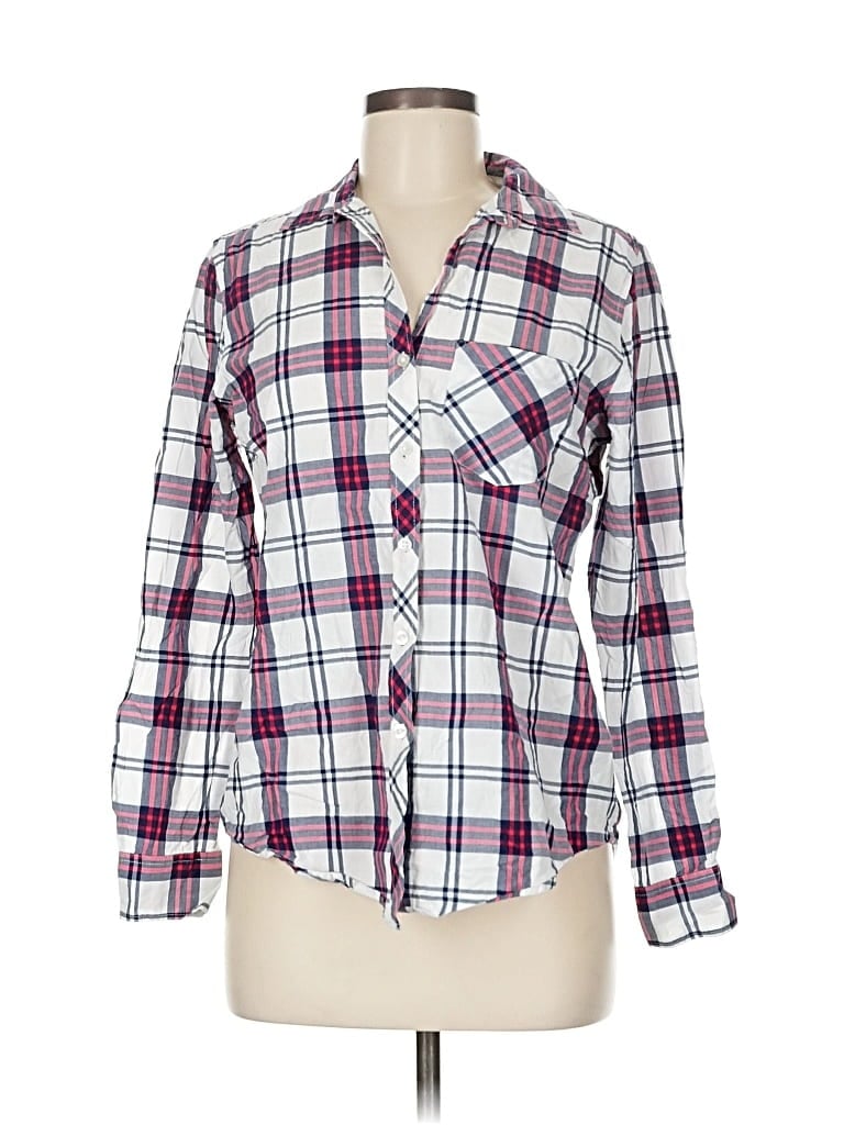 Click to view more detailed imagery on our partner's website Pre-owned Gina Tricot Long Sleeve Button Down Shirt In White