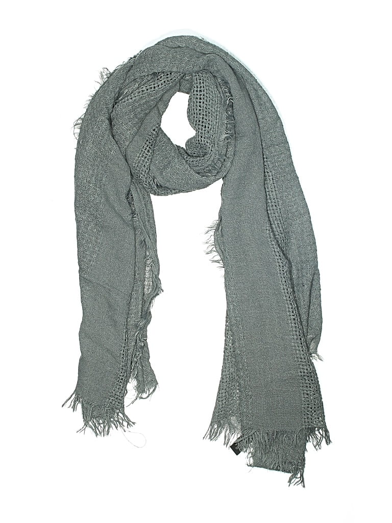 Pre-owned Assorted Brands Scarf In Gray