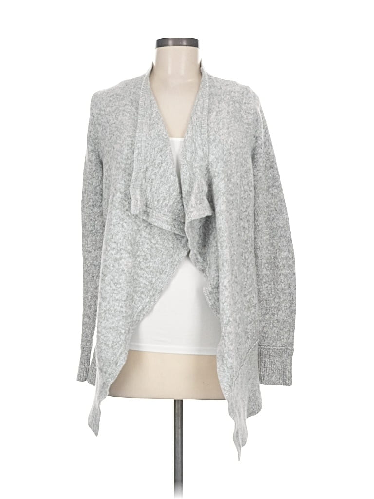 Pre-owned Ann Taylor Loft Cardigan Sweater In Gray