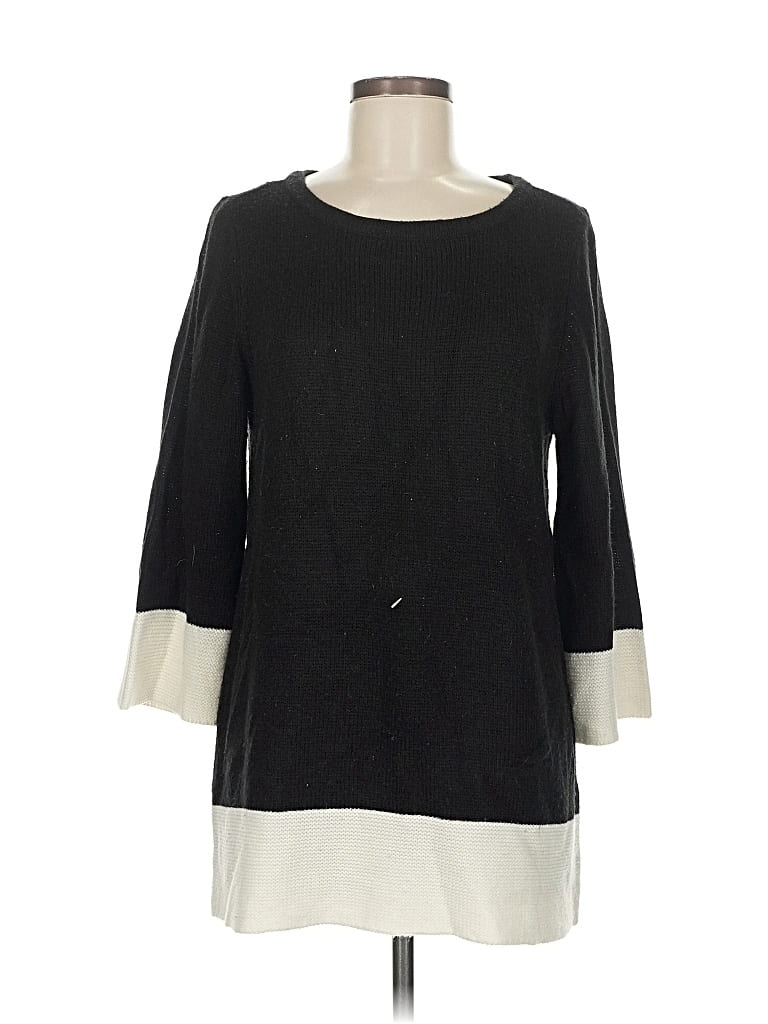 Pre-owned H&m Pullover Sweater In Black