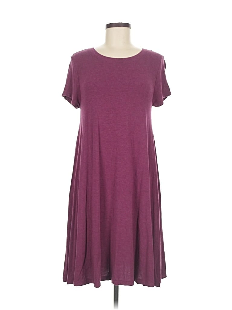 Pre-owned Artisan Ny Casual Dress In Burgundy