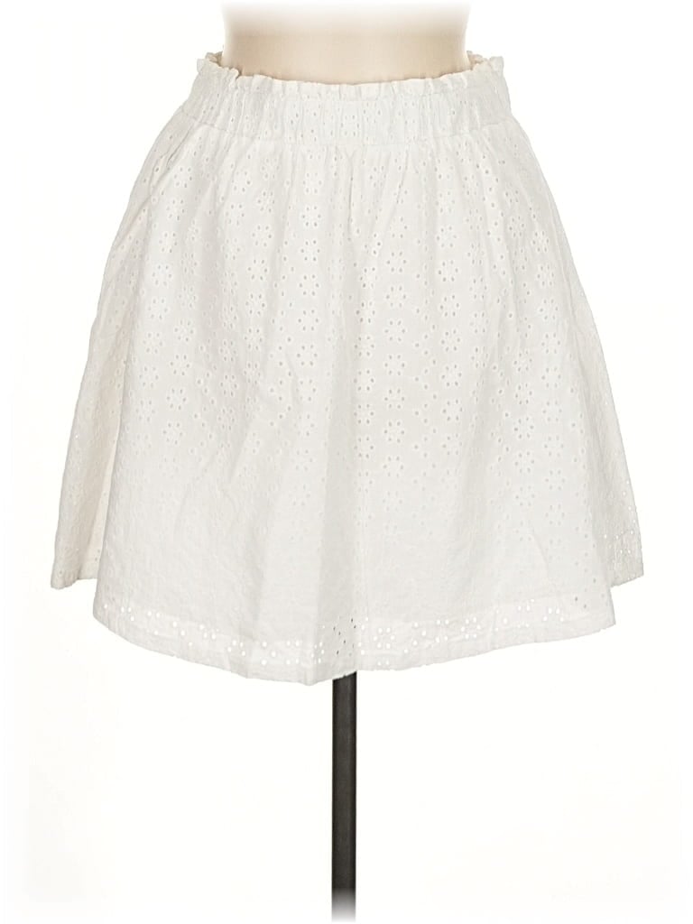 Pre-owned Assorted Brands Casual Skirt In White