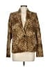 Pallas 100% Cotton Animal Print Gold Tan Blazer Size EU (FR) 38 / US 6 - photo 1