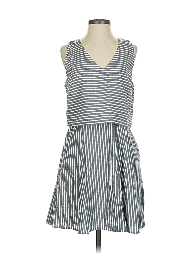 Pre-owned Paper Crane Casual Dress In Gray