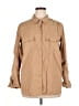 Max Studio Tan Long Sleeve Button-Down Shirt Size XL - photo 1