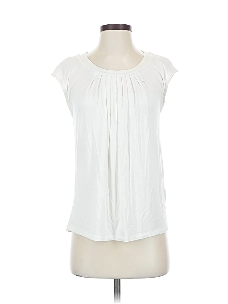 LARRY LEVINE Pre-owned Sleeveless Blouse In White