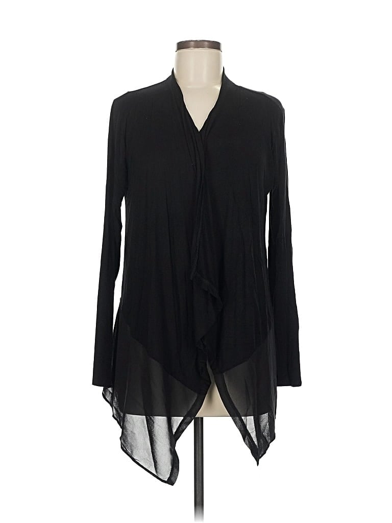 Pre-owned August Silk Long Sleeve T-shirt In Black