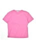 Pinko Solid Pink Short Sleeve T-Shirt Size 13 - photo 1