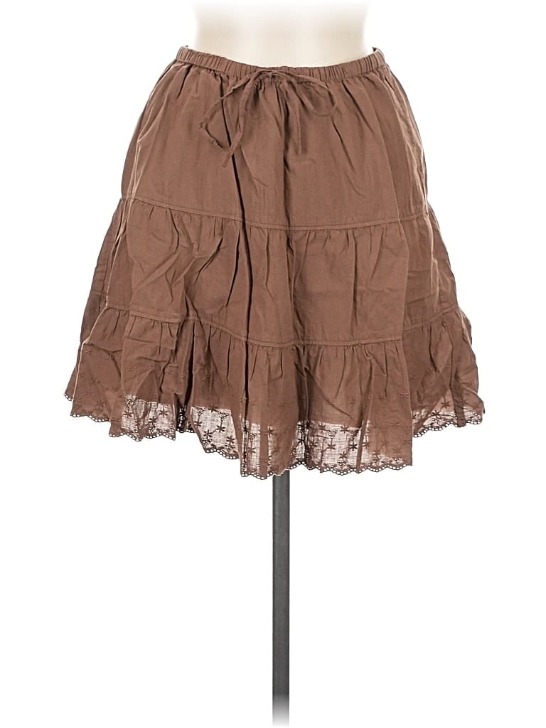 Brandy Melville Casual Skirt In Brown
