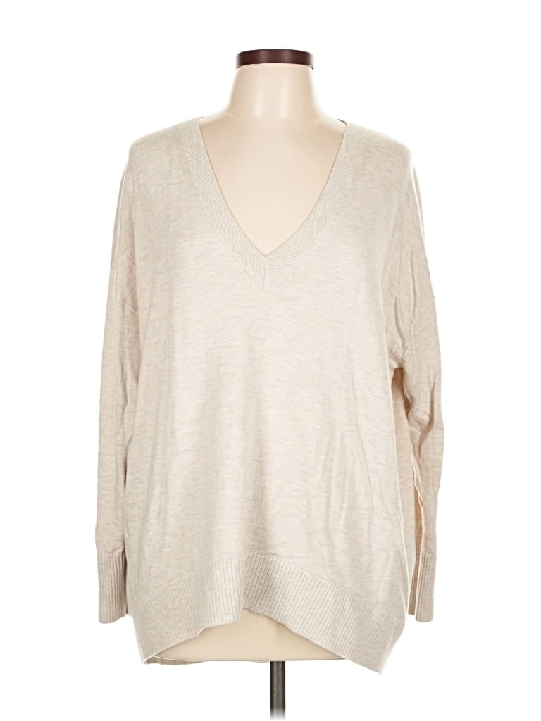 Pre-owned Ann Taylor Loft Pullover Sweater In Brown