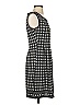 Max Studio Houndstooth Gray Casual Dress Size S - photo 4