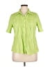 Cj Banks Green Short Sleeve Blouse Size 0X - photo 1
