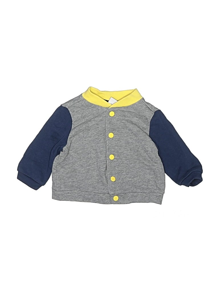 Pre-owned Old Navy Babies' Cardigan Sweater In Gray