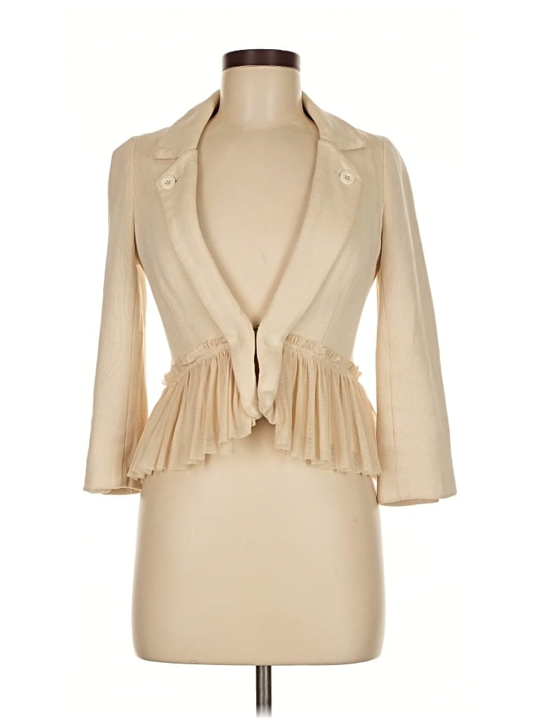 Pre-owned Free People Blazer Jacket In Brown