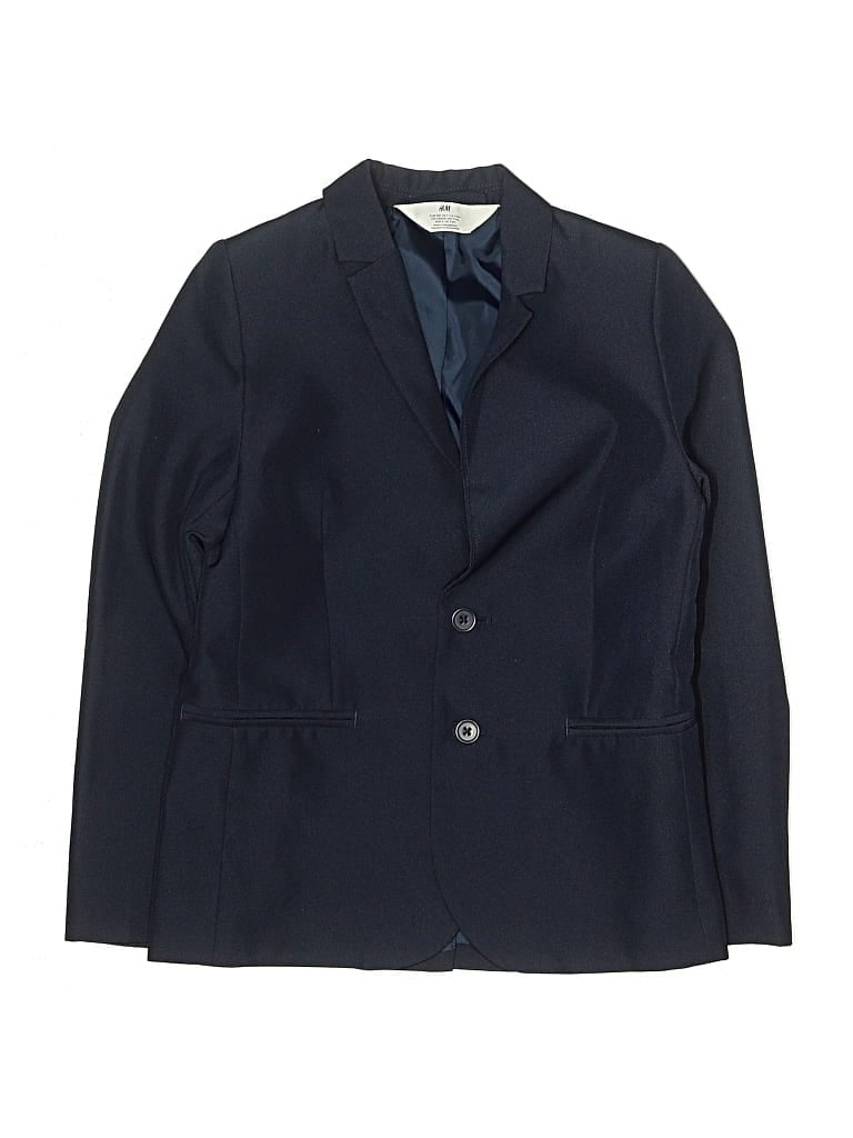 Pre-owned H&m Kids' Blazer Jacket In Blue