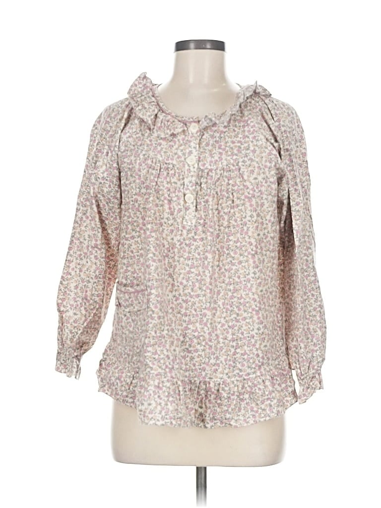 EN ELLY Pre-owned 3/4 Sleeve Blouse In Pink