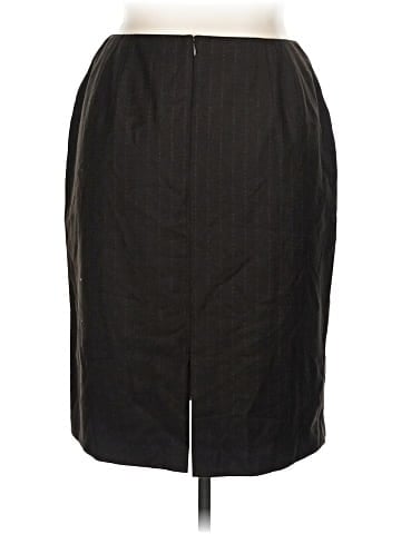 Linda Allard Ellen Tracy Wool Skirt (view 2)