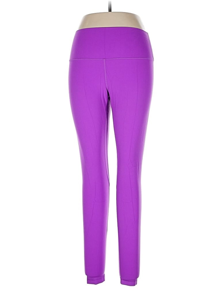 Pre-owned Lululemon Athletica Active Pants In Purple