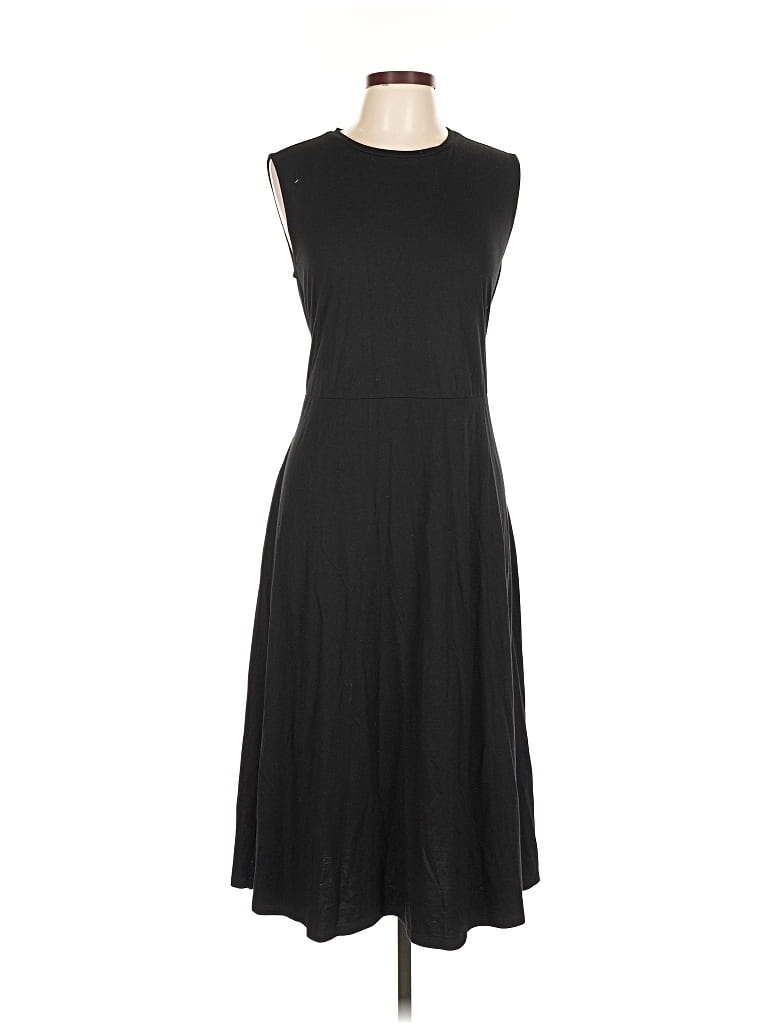 Pre-owned Wynne Layers Casual Dress In Black