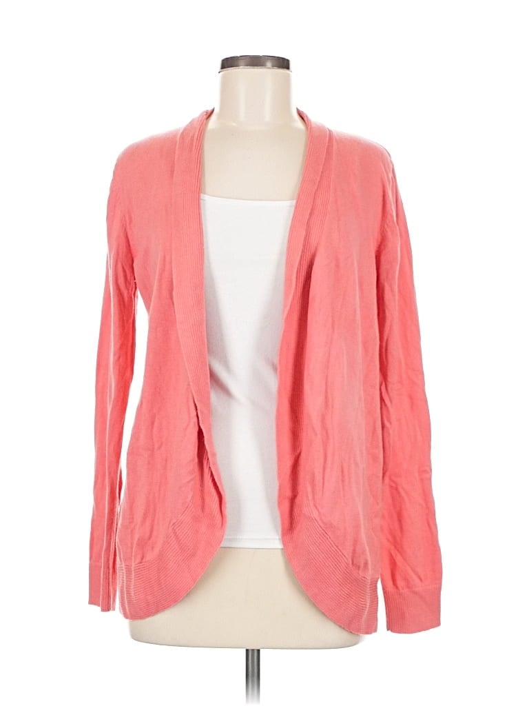 Pre-owned Ann Taylor Loft Outlet Cardigan Sweater In Pink
