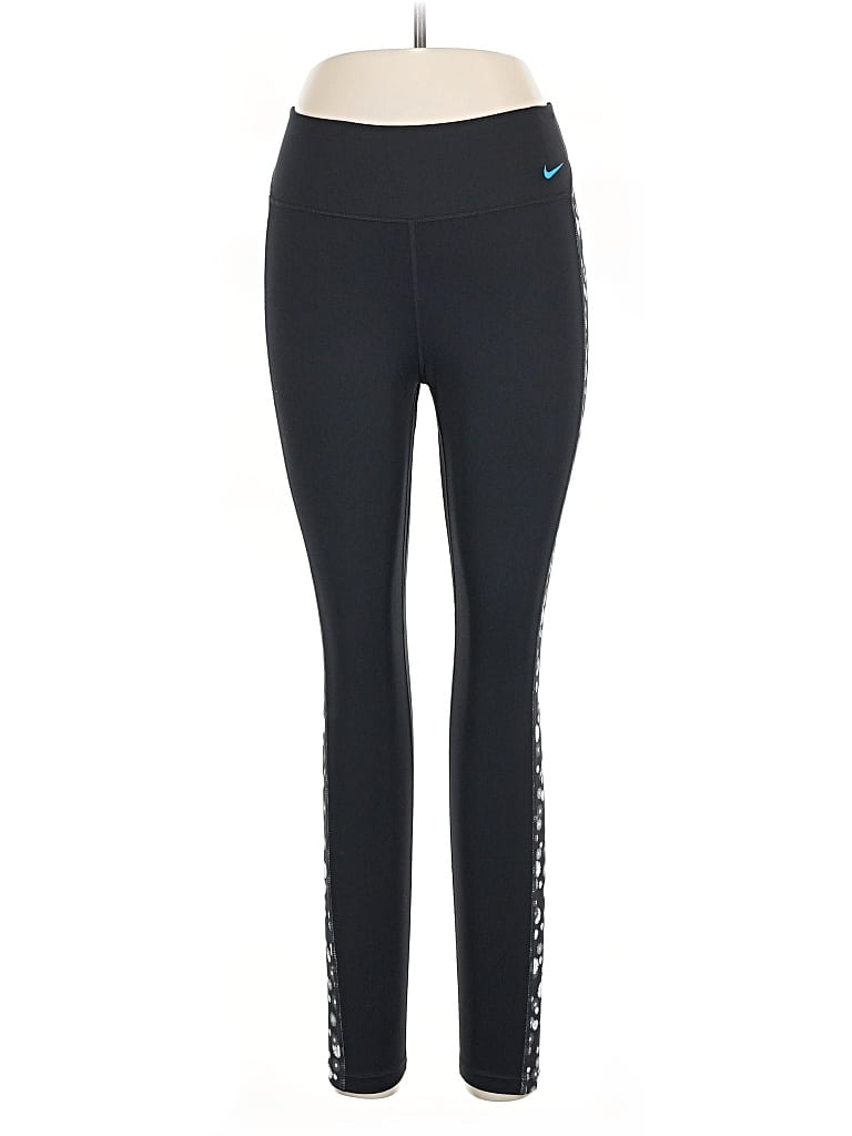 Pre-owned Nike Active Pants In Black