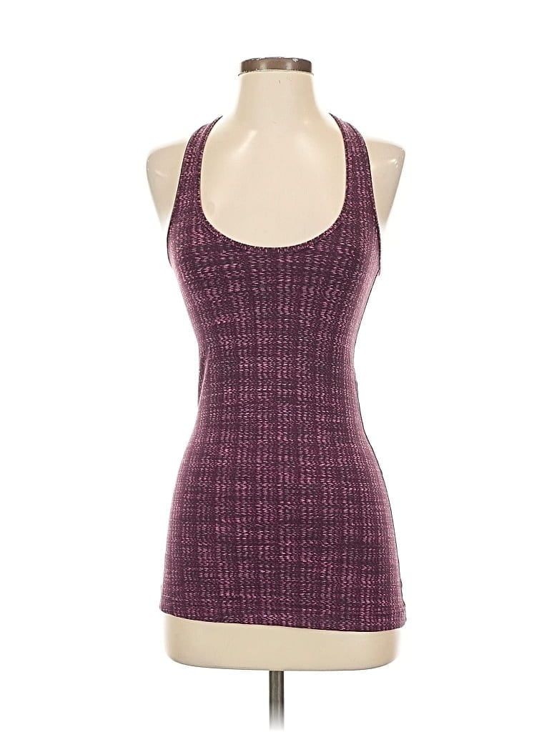 Pre-owned Lululemon Athletica Tank Top Purple Halter Neckline Tops