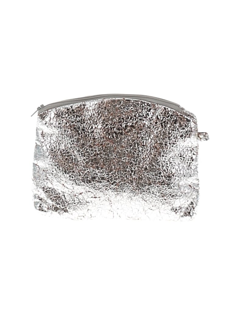 Pre-owned Unbranded Makeup Bag In Silver